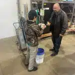 Gas Plumbers fixing pipe
