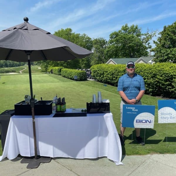 Lanigan Ryan golf event tee box